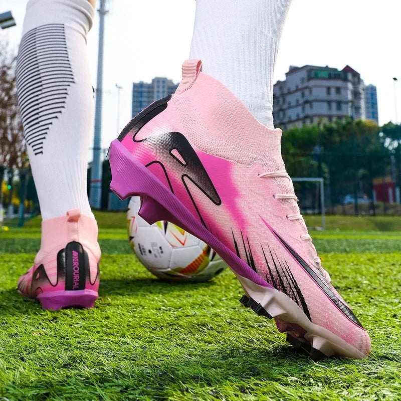 New Men Professional Football Field Boots Training Outdoor Non-SlipSoccer Shoes Drop Shipping Grass Hot-selling Child's Cleats