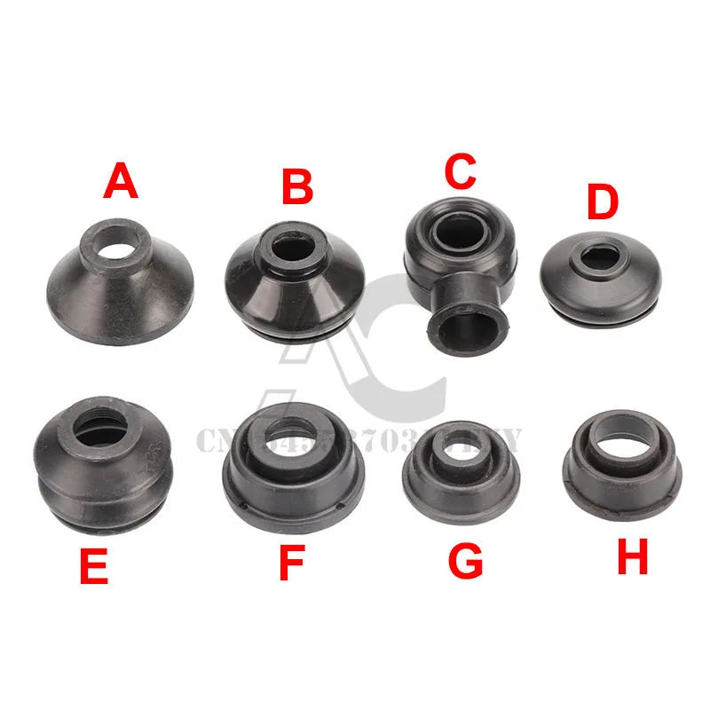 4pcs Universal Ball Joint Turn Rods Rubber Boot Dust Cover Replacement Control Arm Protector Car Suspension Steering Accessories