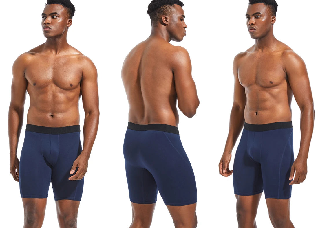 long Men's panties Sports Leggings boxershorts mens polyester underwear man boxers shorts Quick-drying boxer for men underpants