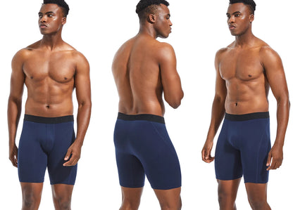 long Men's panties Sports Leggings boxershorts mens polyester underwear man boxers shorts Quick-drying boxer for men underpants