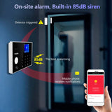 FUERS WIFI GSM Alarm System Wireless Home Burglar Security Alarm System Tuya APP Control Siren Motion Detector PIR Smoke Sensor