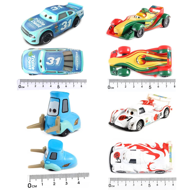 Disney Pixar Cars 3 Hibiscus 1:55 Diecast Metal Car Toy Black Storm Jackson Model Children Cars 2 Toys Boy Christmas Gifts