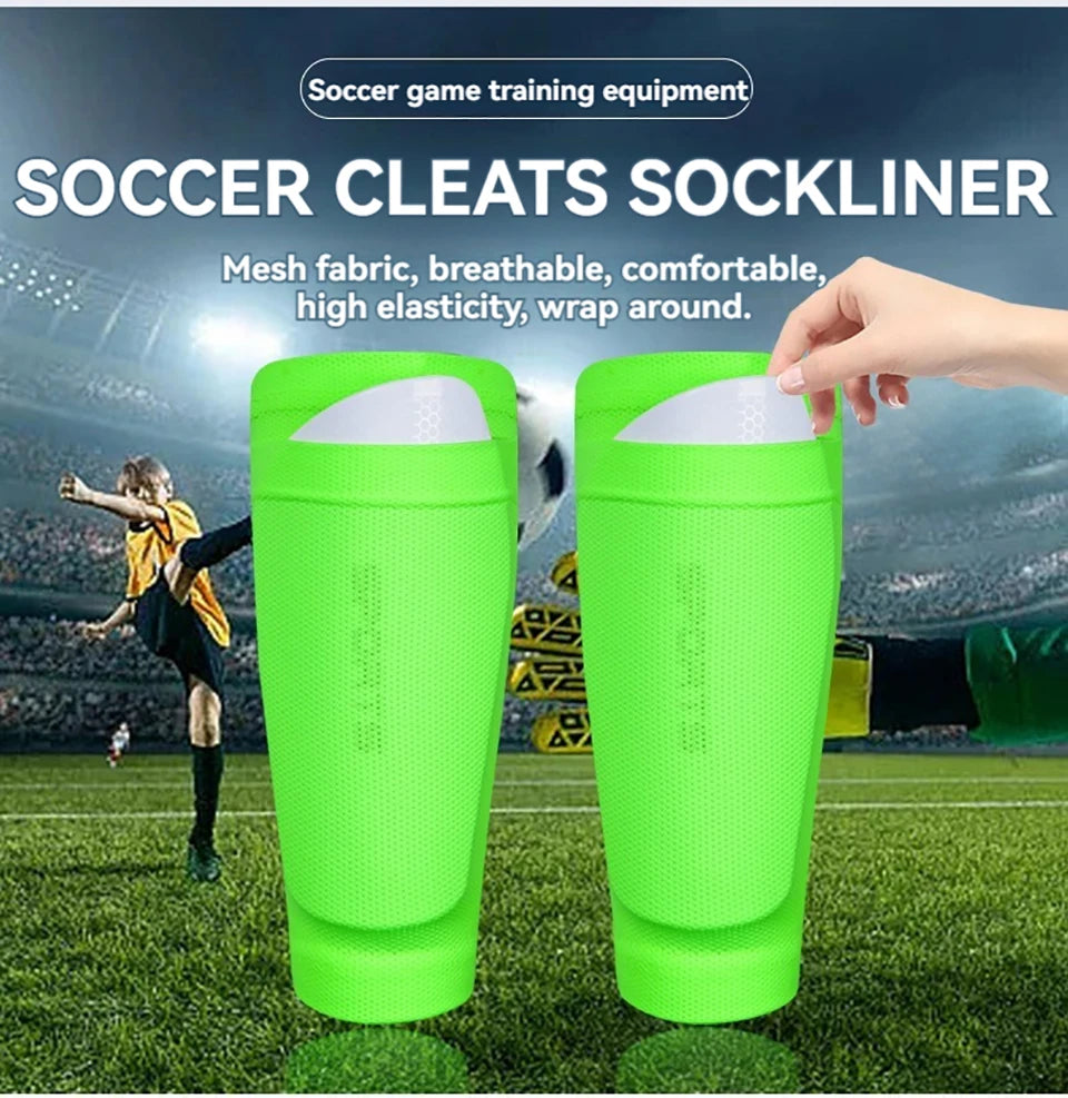 Loogdeel Soccer Shin Guard Covers,Shin Pads Socks Soccer Sock Sleeves Shin Pads Holders Shin Guard Sleeves for Kids Youth Adults