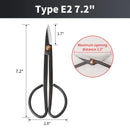 Onnfnag Profissional Root Cutter Bonsai Cutter Concave Edge Scissors Steel Bonsai Tools for Pruning Bonsai Tree Brunches Knots