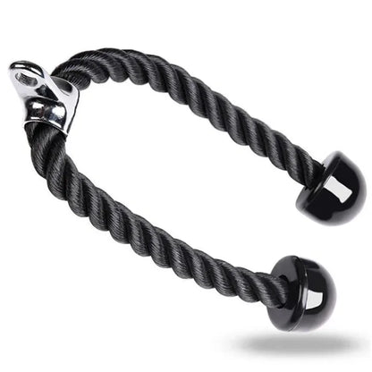 Cuerda para bajar tríceps, manijas de tracción facial, cuerda de empuje hacia abajo para bíceps, espalda, hombros, tríceps, cuerda de tensión para fitness, accesorio de gimnasio