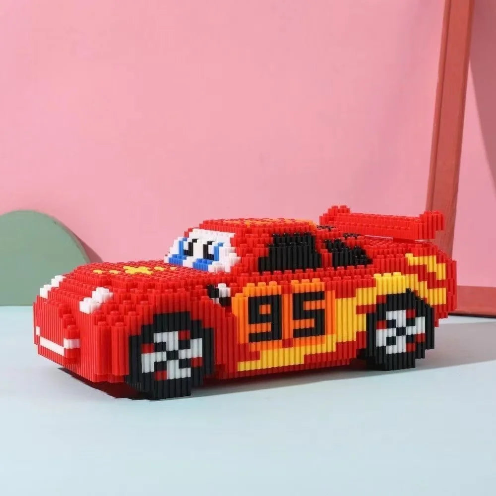 1258-Piece Red Sports Car Building Block Set, Experience the Essence of Racing Culture, the First Choice for Birthday, Christmas, and Thanksgiving Gifts
