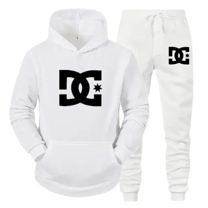 Ropa de primavera y otoño para hombre, nueva sudadera con capucha y pantalones casuales, dos conjuntos de ropa deportiva para correr de alta calidad