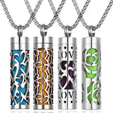 Stainless Steel Aromatherapy Necklace Diffuser Pendant Aroma Diffuser Locket Perfume Essential Oil Diffuser Pendant Necklace