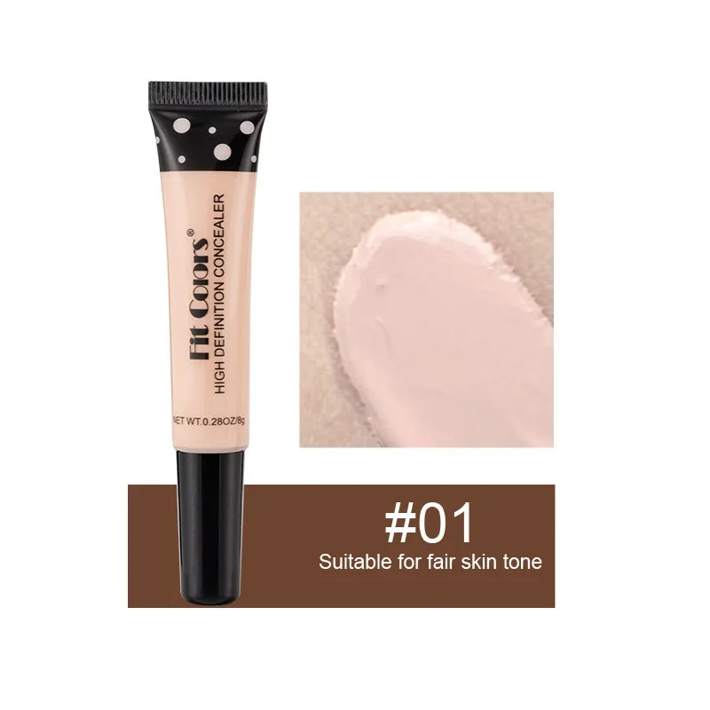 Base líquida hidratante, corretivo com corretivo flexível, ajuste cores, cubra círculos escuros e manchas de acne, 8 tamanhos