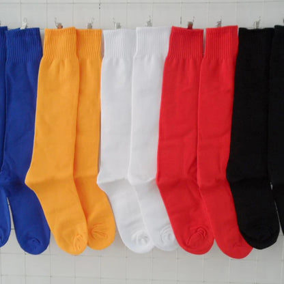 1 Pair Outdoor Sports Soccer Socks Men Women Rugby Breathable Football Socks Knee Volleyball Baseball Hockey Adult Long Socks
