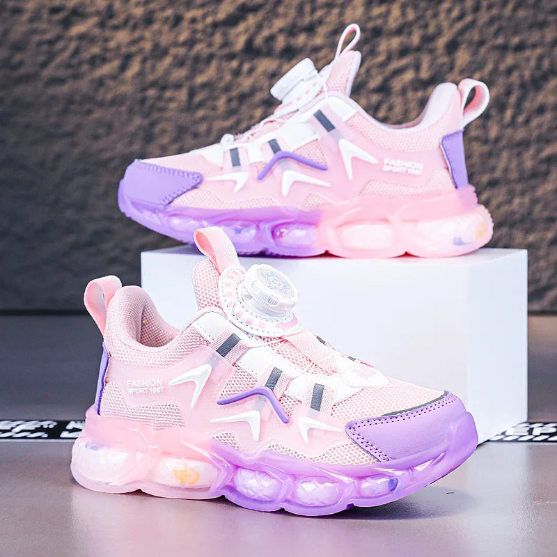 Children's Sneakers Casual Mesh Breathable Flat Walking Shoes Fashion 2024 Trendy Girls Tennis Shoes Kids Sports Shoes for Boy