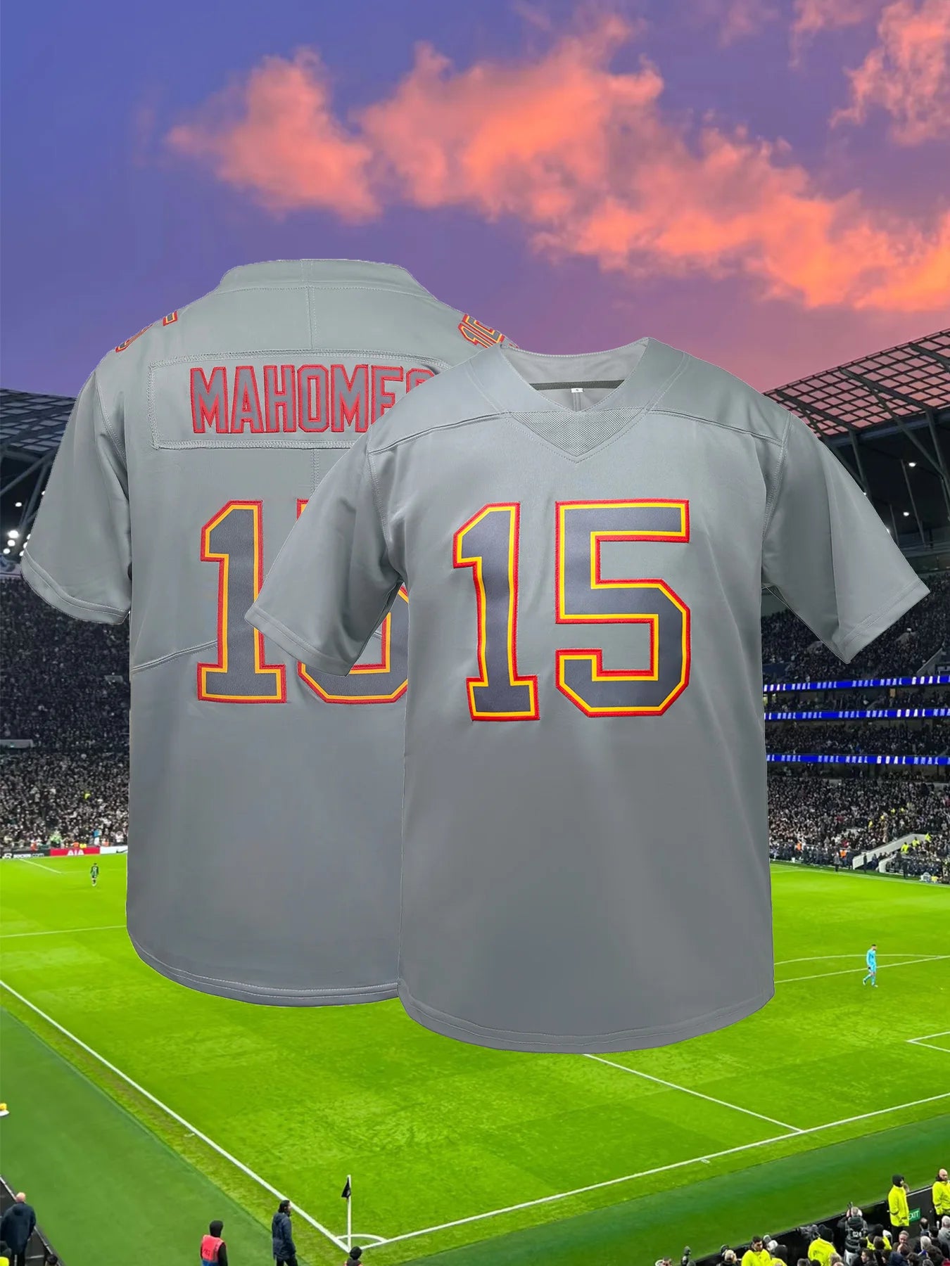 2025 Patrick Mahomes Chiefs Jersey #15 Absorb Sweat Training Outdoors Exercise Uniform Football For Unisex Jersey