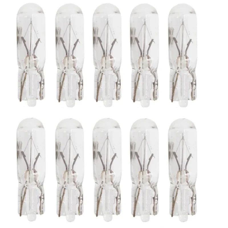 4/10P T5 T10 T13 T15 BA9S G18 Car Halogen Lamp Instrument Lights Bulb Auto Interior Light Car Styling T20 7440 7443 12V