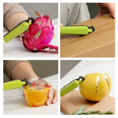 Descascador de laranja descascador laranja dispositivo descascador faca multifuncional toranja limão laranja cortador cozinha frutas vegetais ferramentas