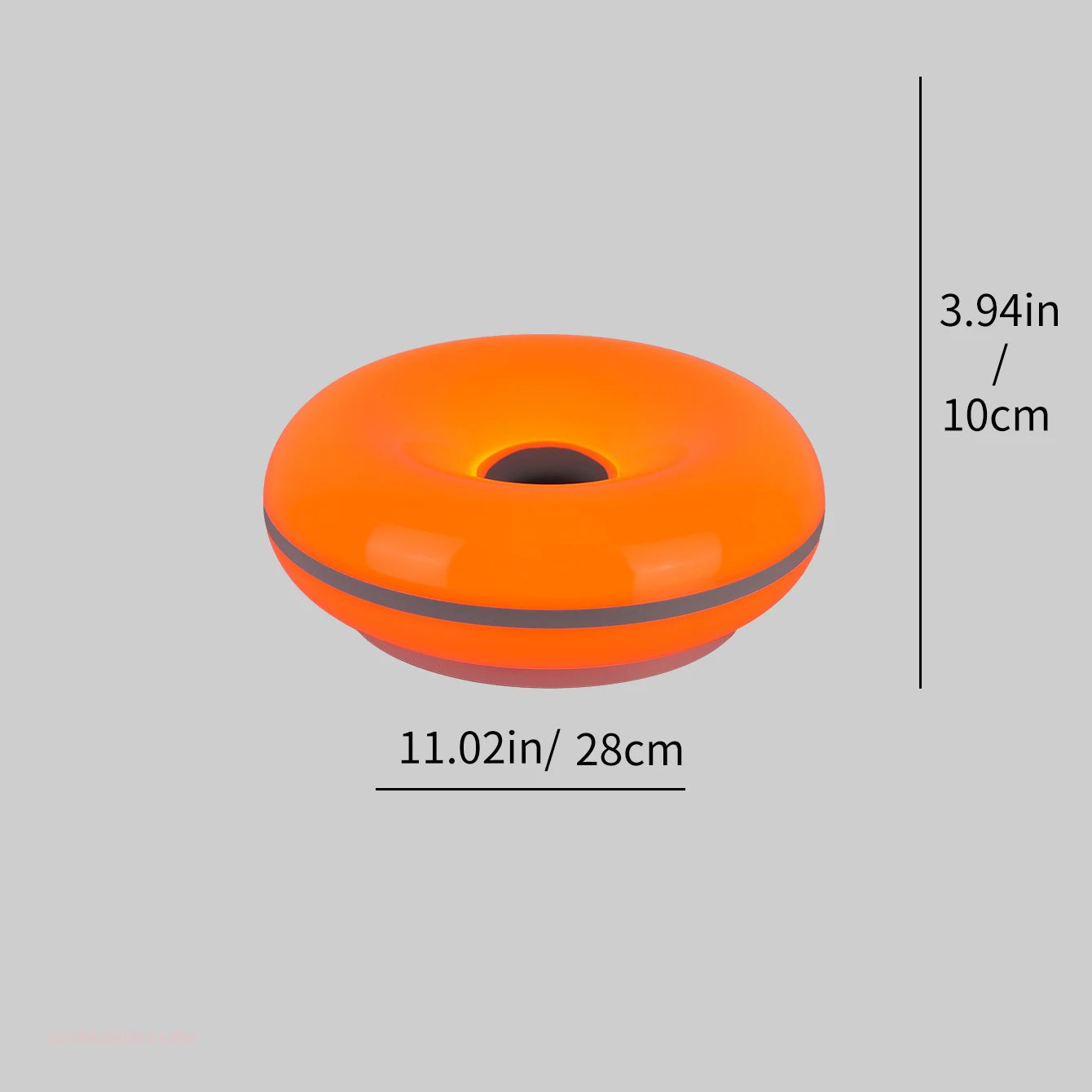 Bauhaus table lamp USB plug bedroom bedside lamp living room dining room decoration donut ambient light (Not glass)