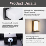 LED Outdoor Wall Light Waterproof IP66 Motion Sensor LED Outdoor Lighting Porch Lights Balcony Garden Lights Outdoor Wall Lamp