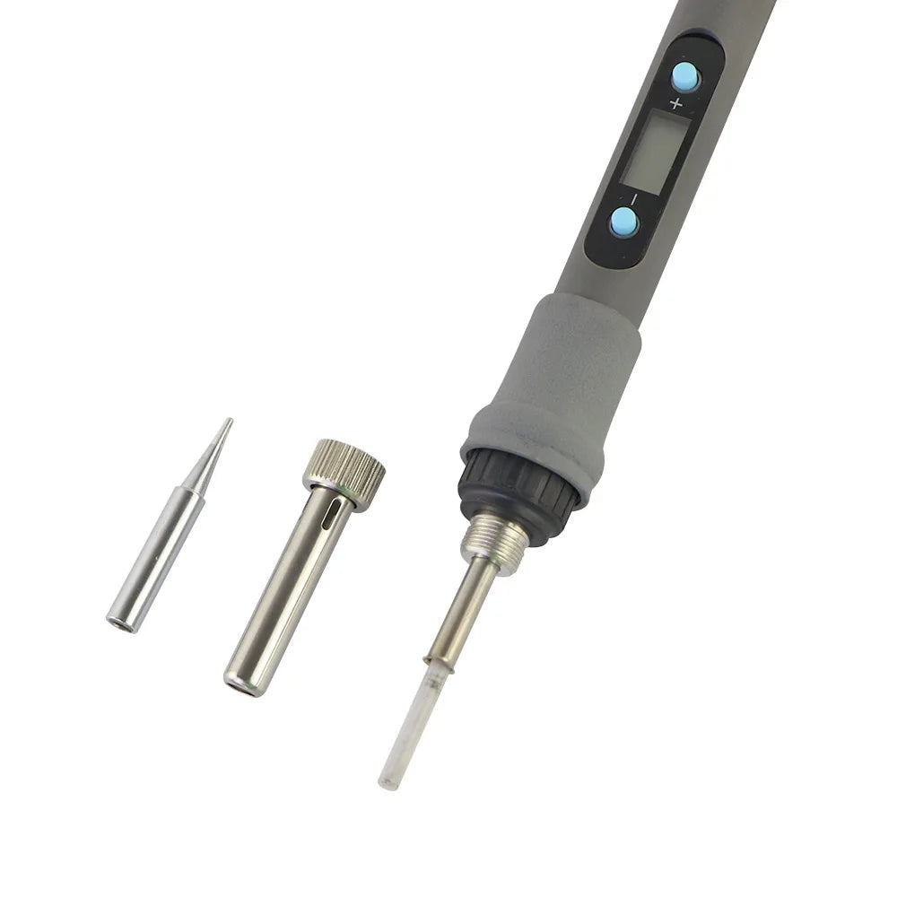 60W 80W Electric Soldering Iron LCD Digital Display Adjustable Temperature Welding Repair Tools 220V / 110V Solder Wire Tips