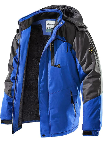 Men's Winter Parkas Outdoor Jacket Thicken Fleece Warm Waterproof Windbreaker Ski Jackets Climb Men Thick Coat Hot Sale
