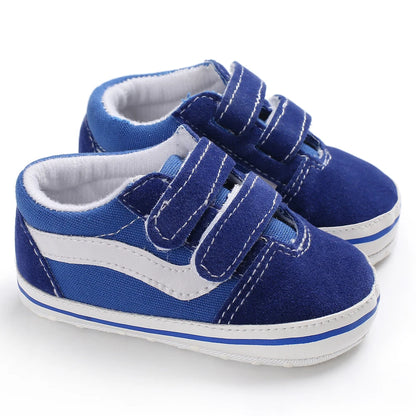 Newborn Baby Canvas Shoes Anti-slip Soft Baby Boy Girl Sneakers Casual Multi-Color Toddler First Walkers Crib Shoes