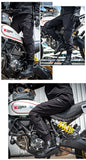 SFK New Black Motorcycle Pants Riding Men Equipment Summer Breathable Trousers With CE Protection Armor Wearing Gears Accessories