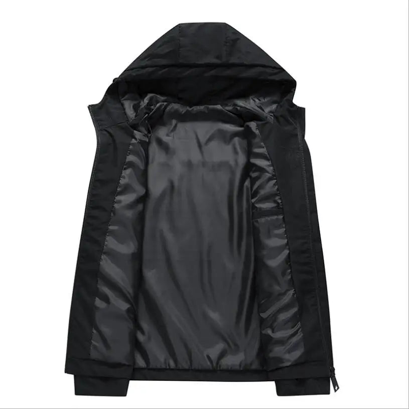Nueva chaqueta impermeable de pesca para hombre de DC, primavera/otoño, sudadera con capucha, cortavientos, ropa deportiva, prendas de abrigo.