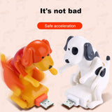 Funny Dog Fast Charger Cable Data Cable For iPhone IOS Android Type-C Mobile Phone Charging Line Prank Gifts Phone Accessories ﻿