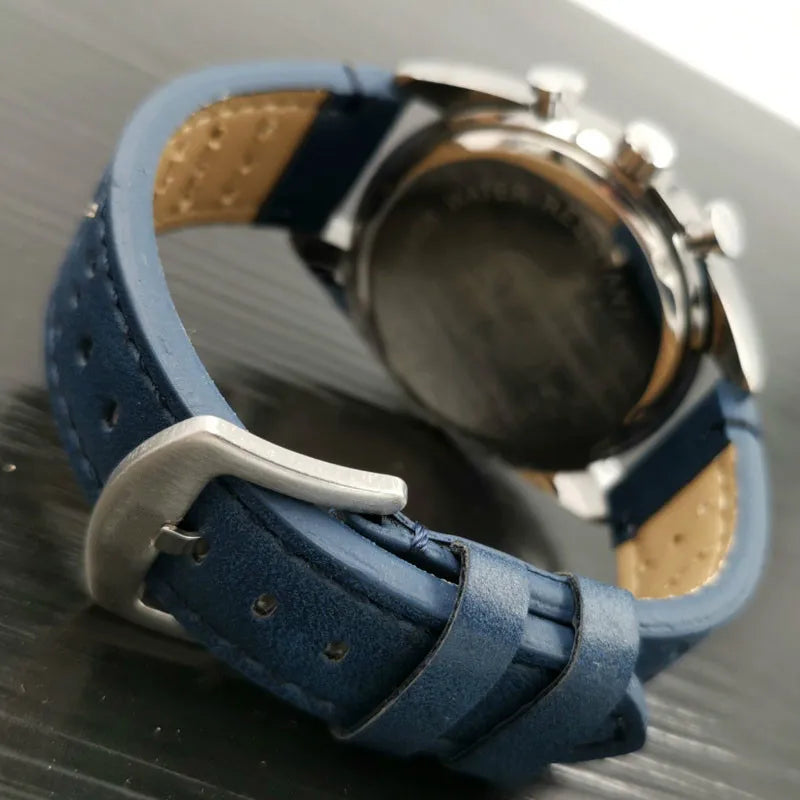 CITIZEN Brand Blue Angels Pilot Men's Watch Luxury Leisure Multifunction Watches for Men Calendar Quartz Wristwatch