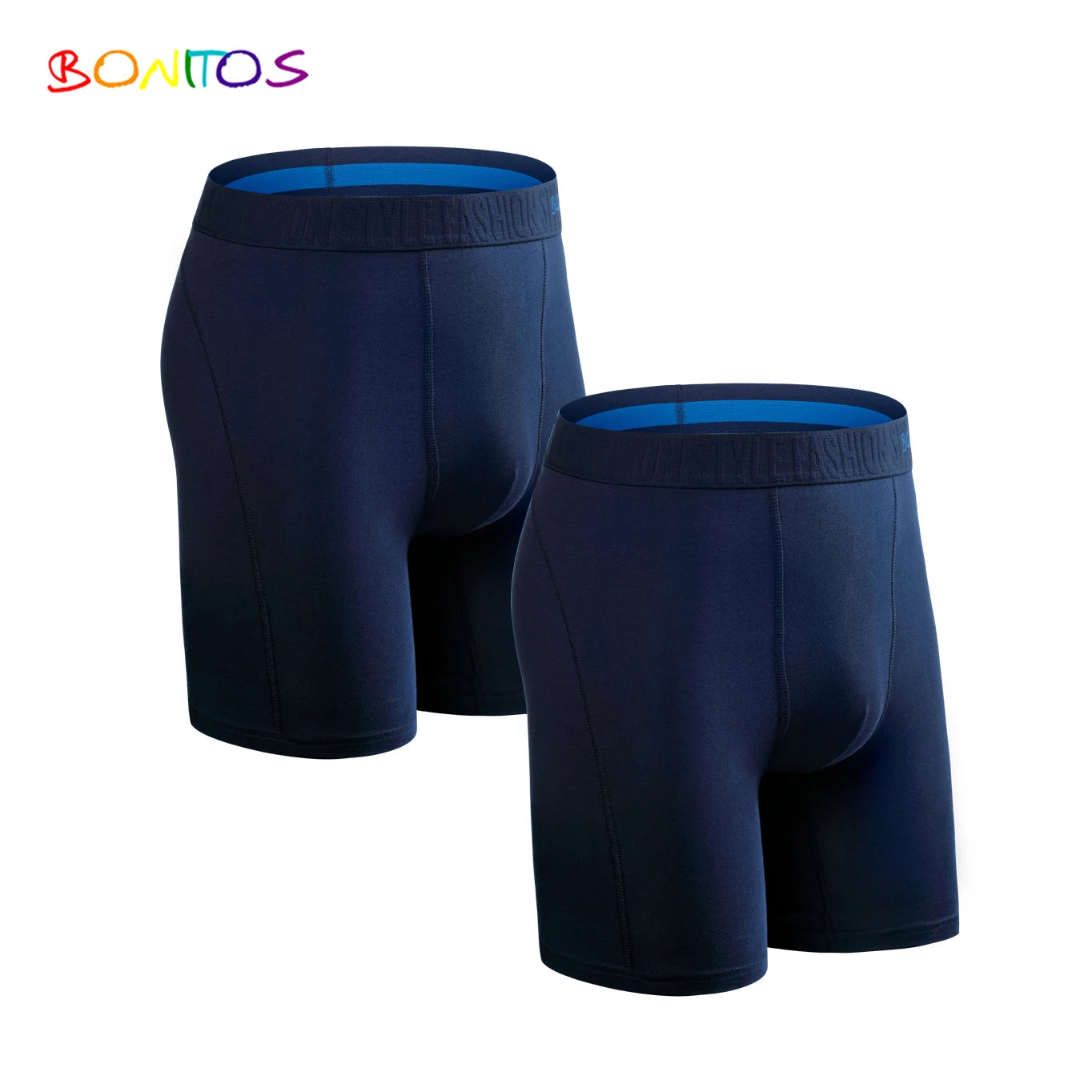 2-pack Long Leg Boxer Shorts Men's Underwear Kit Homme Underpants Boxershorts Slip Underwear for Man Cotton Male Sexy Set Box Gym