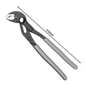 7"/8"/10"/12" Heavy Duty Quick Pipe Wrenches Large Opening Universal Adjustable Water Pipe Clamp Pliers Hand Tools for Plumber