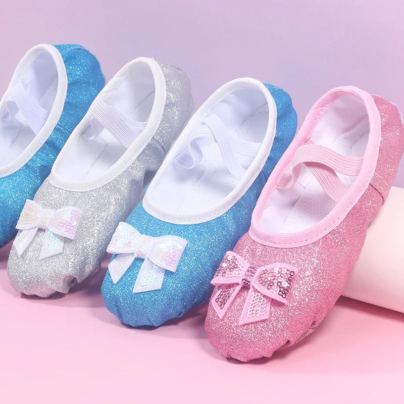 Children's Dance Shoes Soft Sole Training Shoes Children's Ballet Dance Shoes Girls' Chinese Dance Performance Cat Claw Dance