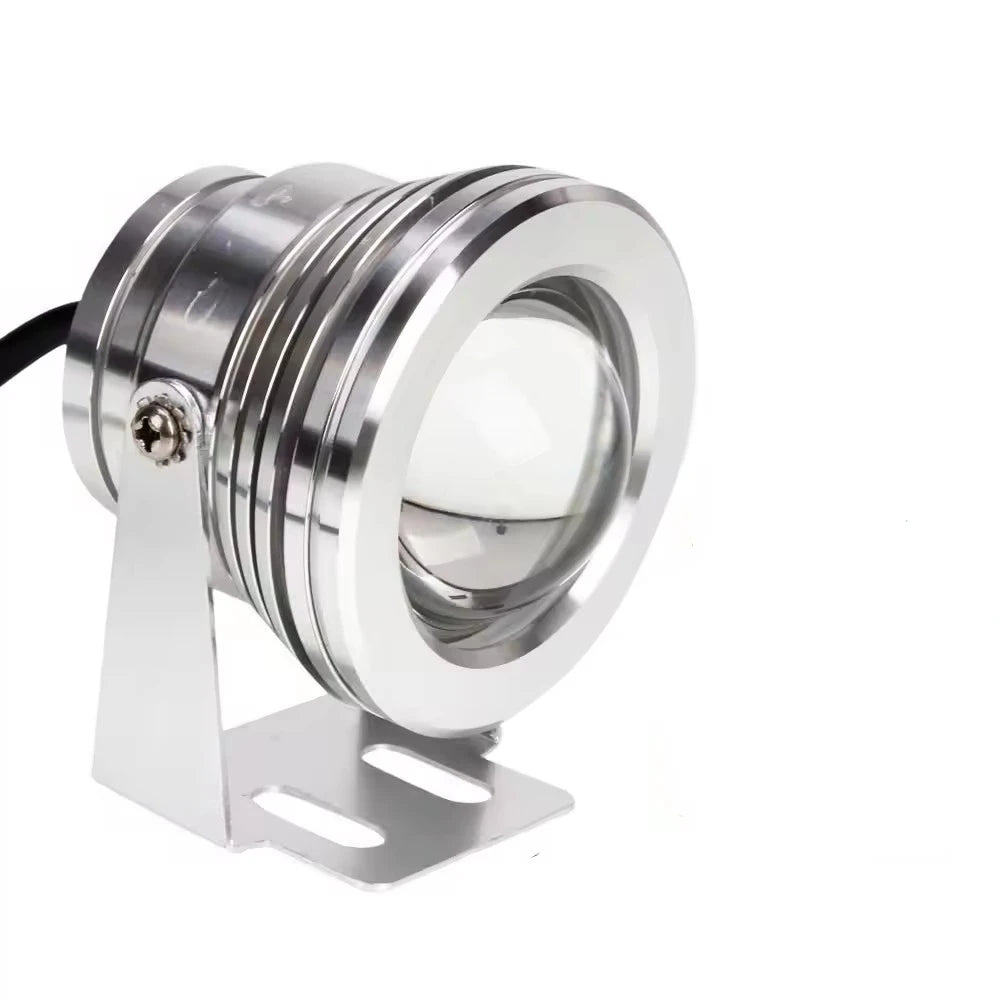 10w led luz subaquática rgb/branco/branco quente led luzes de inundação fonte piscina lagoa aquário holofote lâmpada jardim ip68 dc12v