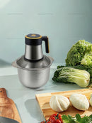 5L Electric Meat Grinder Stainless Steel Food Processor Chopper Kitchen Utensils Vegetable and Fruit Chopper Kitchens Utensil