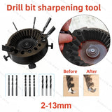 Multipurpose Drill Bit Grinding Sharpener Polishing Grinding Tool 125mm Angle Grinder Powered Tool Parts For 2-13mm Drill Bits