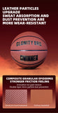Size 5/6/7 Composite Leather Non-slip Basketball For In&Outdoor Soft Touch And Enhanced Durability Team Training Ball Black-Gold