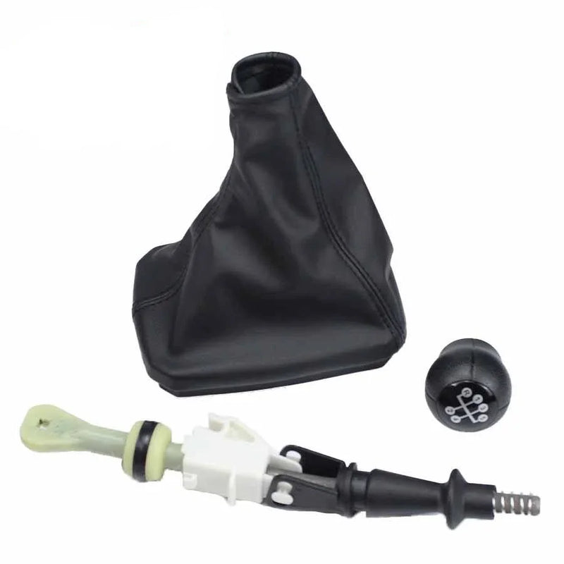 For Opel CORSA C Custom Automatic Car 5 Speed Leather Manual Gear Shift Knob with Boot Cover Lever Stick