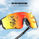 SCVCN Fashion Sunglasses for Men Sport Cycling Glasses Bike Bicycle Hiking Camping Golf UV400 Protection Glasses Women Baseball