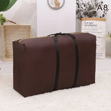 Unisex Large Capacity Luggage Bag Travel Clothes Storage Bags Zipper Oxford Weekend Bag Thin Portable Moving Luggage Bags