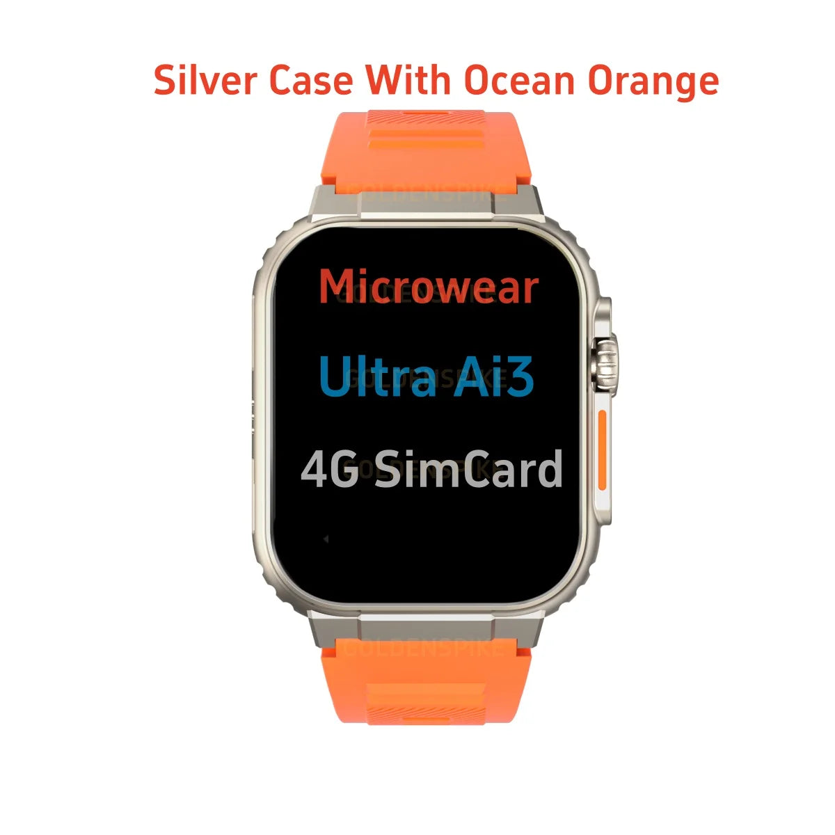 Reloj inteligente Microwear S10 Ultra con tarjeta SIM 4G, Android, pantalla Amoled de 2,2 pulgadas y 448 x 528, monitor de salud, cámara giratoria de 180° y 256 GB.