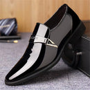 Business Leather Shoes for Men British Style Men's Office Dress Shoes Comfortable Slip-on Male Loafers Hot Daily Casual Shoes