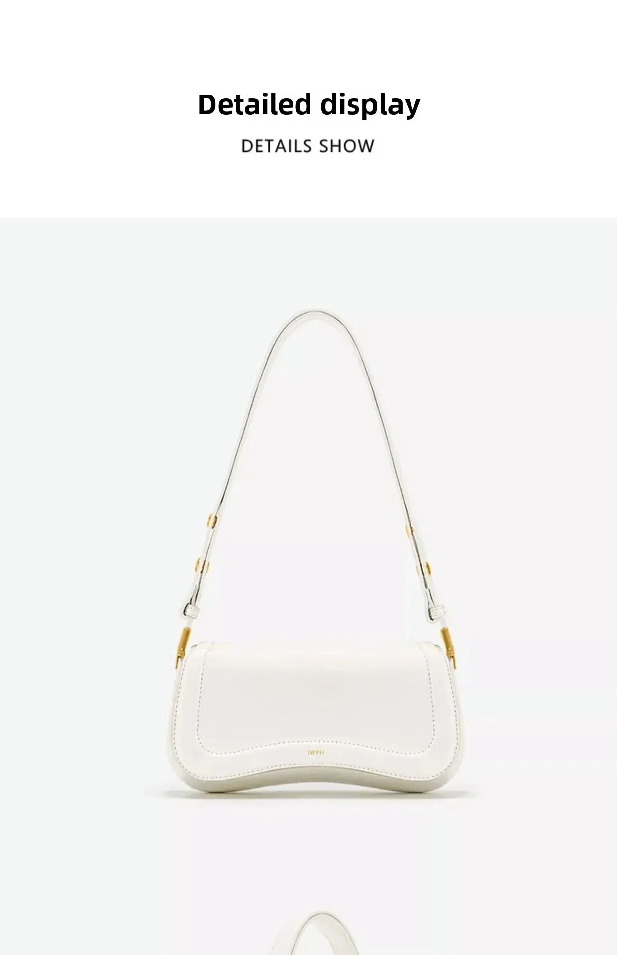 JW PEI Fashionable Trendy Adjustable Crossbody Bag Vintage Women's Shoulder Bag Pudding Bag JOYFashionable 1C56