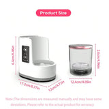 Valentine's Day gift, a ladies' exclusive electric makeup brush cleaner, a cleaning tool for makeup brushes and foundation.