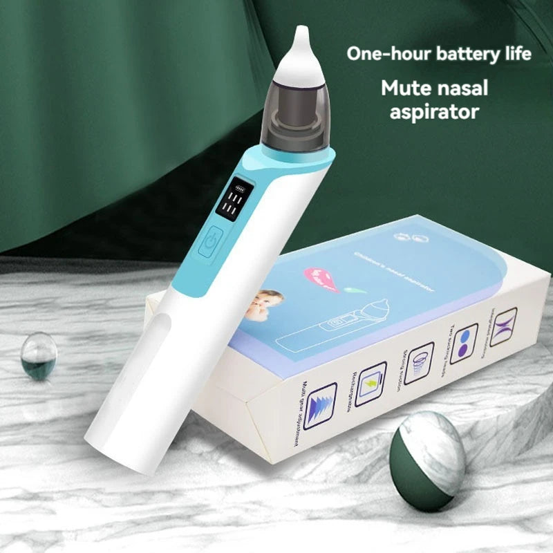 2024 New Pattern Baby Electric Nasal Aspirator, Rechargeable, for Newborns, Sucks Out Mucus to Prevent Nasal Congestion