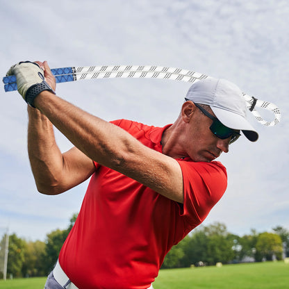 Cuerda de entrenamiento de swing de golf, entrenador de swing de golf portátil para regalos de cumpleaños, cuerda de práctica de swing de palo de golf para amantes del golf y principiantes.