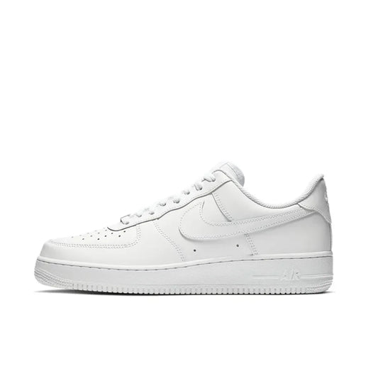 Nike Original White Air Force 1 07 Low Trendy Board Shoes Lightweight Breathable Men's Casual Shoes