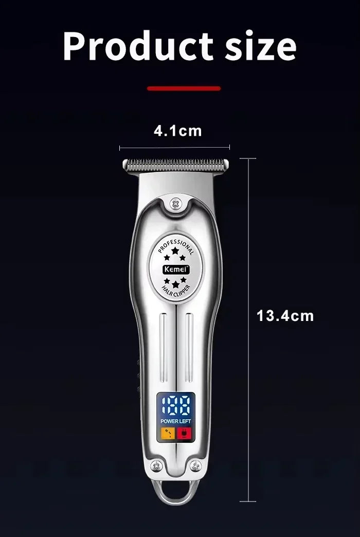 Kemei KM-678 KM-2024 KM-2628 Professional Electric Hair Clippers Beard Clipper Rechargeable Men's Shaver Hair Trimmer Kit
