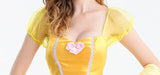 Halloween Costume Belle Princess Dress Adult Beauty and Beast Anime Belle Dress Cosplay Performance Women Birthday Gifts