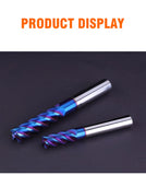 4 Flutes HRC65 Carbide End Mill CNC Cutting Tools Alloy Carbide Milling End Mills Tungsten Steel Milling Cutter Square Router Bit