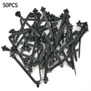 10/30/50PCS Car Nylon Black Cable Ties Push Mount Wire Harness Fastener Cable Clamp Clips Ties Management Car Wire Organizers