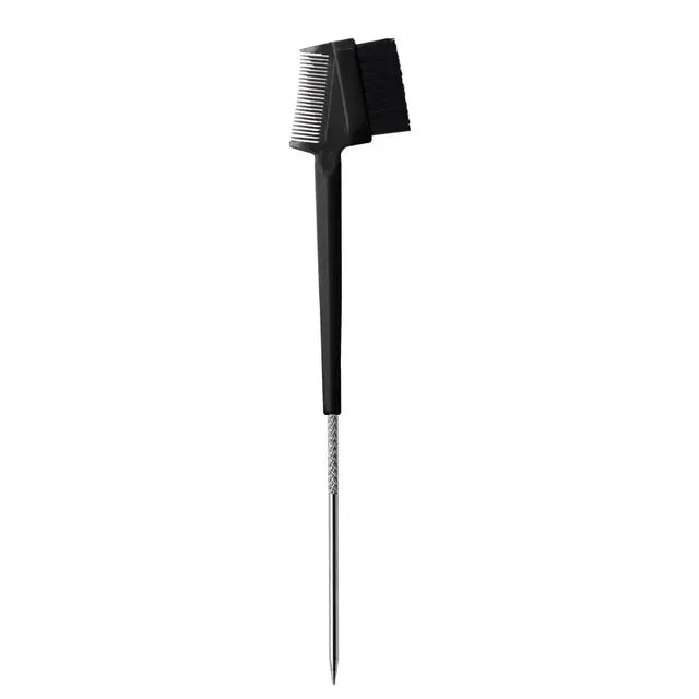 Double Sided Edge Control Brush, escova para o bebê Hair Salon, Ferramentas de beleza, pente Vendedor, 3 em 1