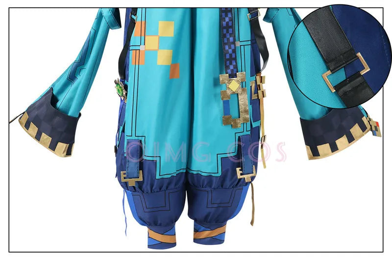 Genshin Impact Kinich Cosplay Costume Adult Carnival Uniform  Anime Halloween Party Costumes Masquerade Women Game